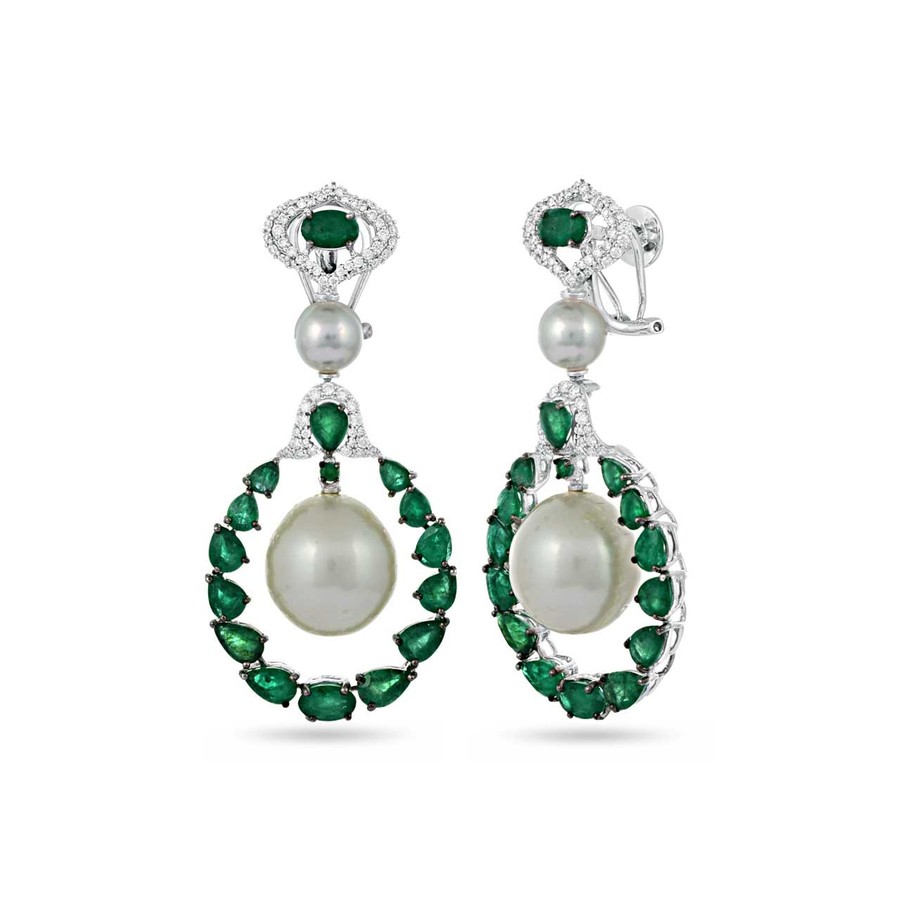Silver earrings online shopping